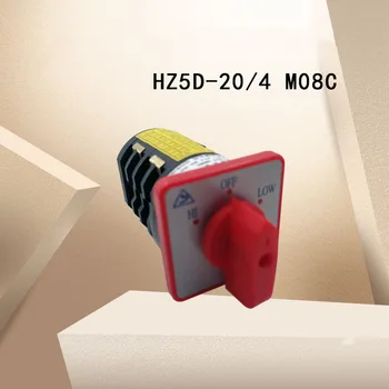 1 бр. Ключ за преобразуване HZ5D-20/4 M08C Ключ за управление на Комбиниран ключ 4 Секции 20A Висока Ниска Скорост 3 Прехвърляне на Челюстта преминете на въртене