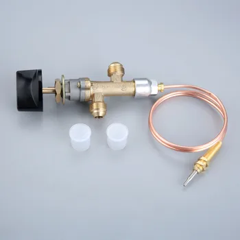 1 бр. Пропановый Газ контролния клапан за камина с резба 5/8-18UNF + 600 мм термопара с резба винт M8 * 1 + ключ дръжки
