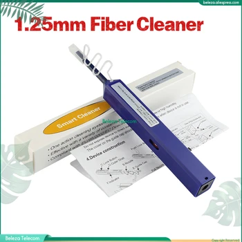 Инструмент За Почистване на дръжки от оптични влакна FTTH Дръжка за почистване на влакна 1,25 mm LC МУ и 2,5 мм SC ФК ST Гнездо за Пречистване един клик