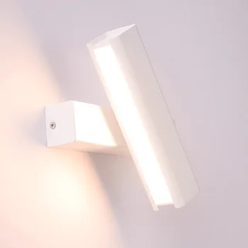 Скандинавски монтиран на стената Лампа LED Модерен Алуминиев Стенен Лампа Креативна Акрилна Апликация Murale Лампа За Дневна Спалня осветителни Тела